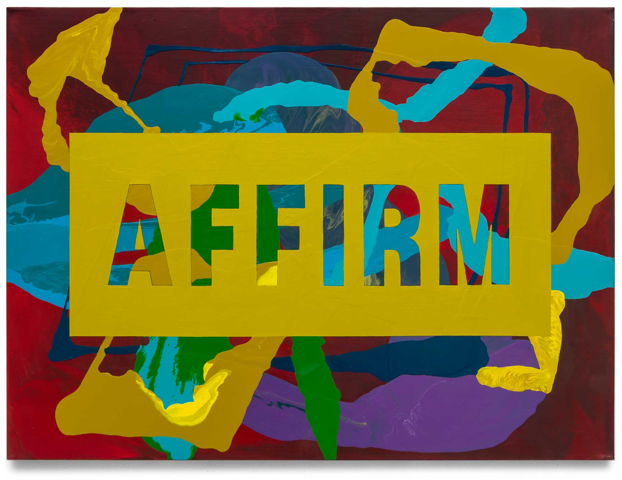 Affirm-oil-on-canvas-91.44 cm x 121.92 cm.