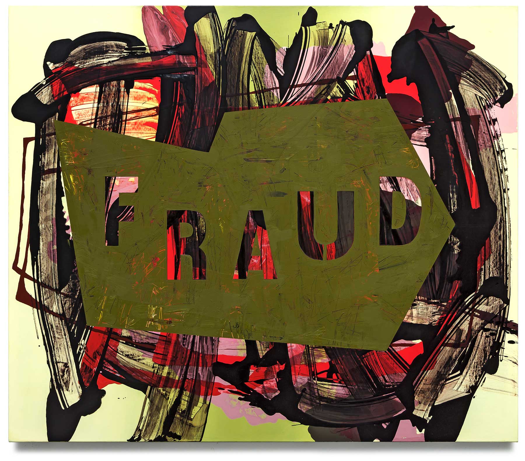 Fraud-oil-on-canvas-127 cm x 147.32 cm.