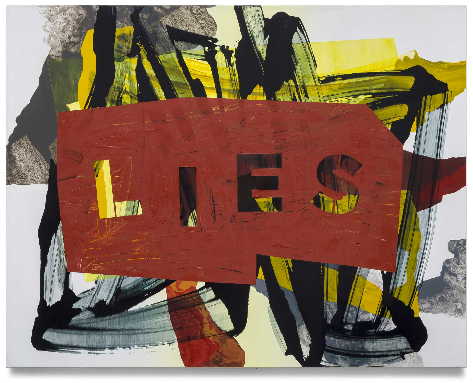 Lies-oil-on-canvas-111.76 cm x 142.24 cm.