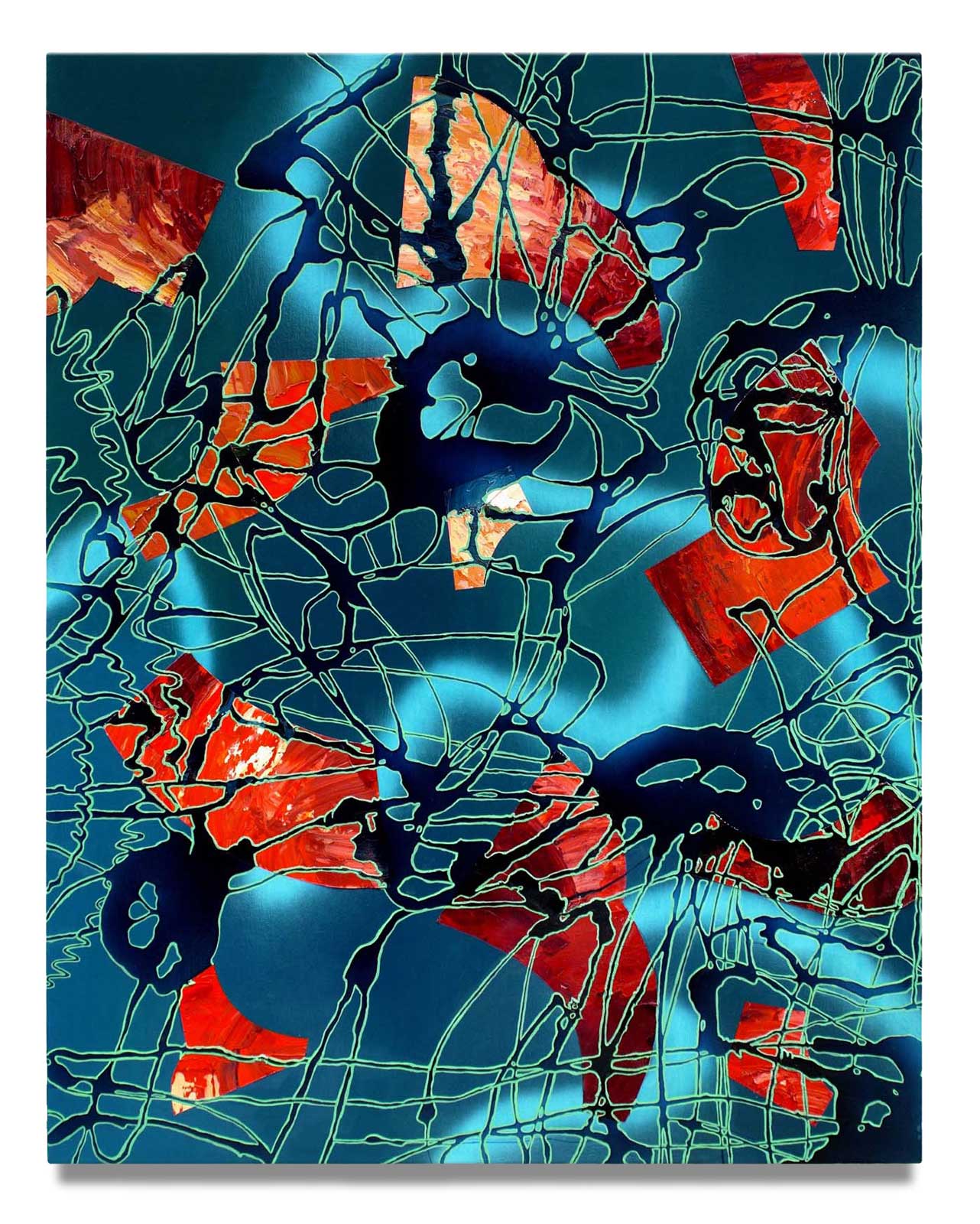 Loose Net - Oil on Canvas - 142.24 cm x 111.76 cm.